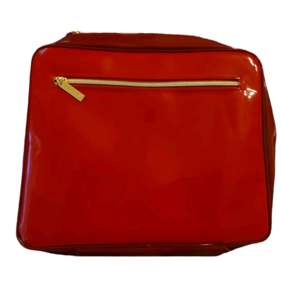 Estee Lauder Bags Vintage Estee Lauder Makeup Bag Red Poshmark